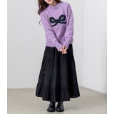 ジャガード ニット リボンモチーフ | teddyshop | 詳細画像30 