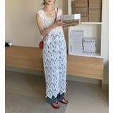 ジレ クロシェ編み ロング丈 | teddyshop | 詳細画像10