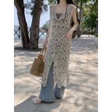 ジレ クロシェ編み ロング丈 | teddyshop | 詳細画像16