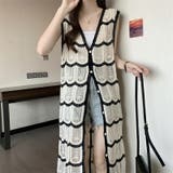 ジレ クロシェ編み ロング丈 | teddyshop | 詳細画像17