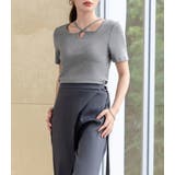 Tシャツ リブ トップス | teddyshop | 詳細画像14 