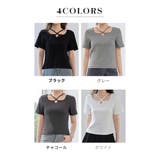 Tシャツ リブ トップス | teddyshop | 詳細画像5 