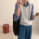 ニットベスト レディース 全4色 | teddyshop | 詳細画像11 