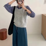 ニットベスト レディース 全4色 | teddyshop | 詳細画像12 