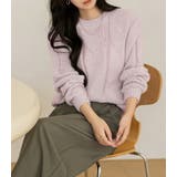 「ほんのり透け感で大人スタイル」ニット レディース 全4色 | teddyshop | 詳細画像21