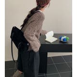 「ヘリンボーン編みが違う表情を」ニット セーター レディース | teddyshop | 詳細画像11 