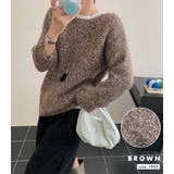 「ヘリンボーン編みが違う表情を」ニット セーター レディース | teddyshop | 詳細画像9 