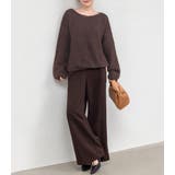 「アクセ付けて首回りを綺麗に」ニット モヘアタッチ トップス | teddyshop | 詳細画像10