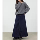 「アクセ付けて首回りを綺麗に」ニット モヘアタッチ トップス | teddyshop | 詳細画像14