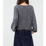 「アクセ付けて首回りを綺麗に」ニット モヘアタッチ トップス | teddyshop | 詳細画像15