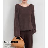 「アクセ付けて首回りを綺麗に」ニット モヘアタッチ トップス | teddyshop | 詳細画像8