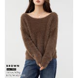 「薄っすら見えるリブが◎」ニット シャギー トップス | teddyshop | 詳細画像13 