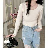 「親しみやすい着方へ」リブ トップス カットソー | teddyshop | 詳細画像17 