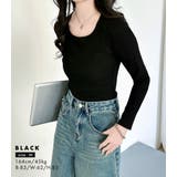 「親しみやすい着方へ」リブ トップス カットソー | teddyshop | 詳細画像7 