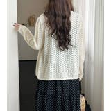 「透かし編みで大人の抜け感」カーディガン 全5色 薄手 | teddyshop | 詳細画像9