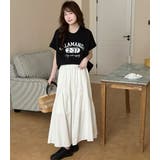 「リブで締まって見える」ロゴTシャツ レディース 全3色 | teddyshop | 詳細画像10 