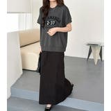 「リブで締まって見える」ロゴTシャツ レディース 全3色 | teddyshop | 詳細画像14 