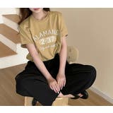 「リブで締まって見える」ロゴTシャツ レディース 全3色 | teddyshop | 詳細画像18 