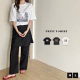 「リラクシーなオーバーサイズ」Tシャツ フォトプリント レディース | teddyshop | 詳細画像2