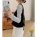 ニットビスチェ ペプラムフリル 全4色 | teddyshop | 詳細画像11 