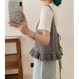 ニットビスチェ ペプラムフリル 全4色 | teddyshop | 詳細画像13 