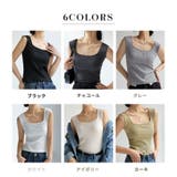 タンクトップ レディース 全6色 | teddyshop | 詳細画像6