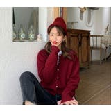 ニットカーディガン リブニット 秋冬 | teddyshop | 詳細画像26