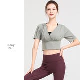 ヨガウェア レディース 半袖 | teddyshop | 詳細画像4 