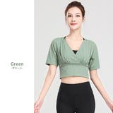 ヨガウェア レディース 半袖 | teddyshop | 詳細画像6 