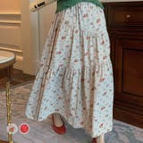 ティアードスカート フレアスカート 全2色 | teddyshop | 詳細画像1