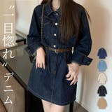 ワンピース デニム シャツワンピ | teddyshop | 詳細画像1