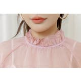 シアートップス ハイネック ブラウス | teddyshop | 詳細画像22