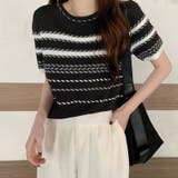 韓国ファッション 春 サマーニット | teddyshop | 詳細画像1