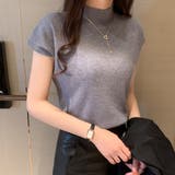 サマーニット 半袖 ショート丈 | teddyshop | 詳細画像16