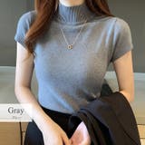 サマーニット 半袖 ハイネック | teddyshop | 詳細画像4