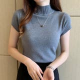 サマーニット 半袖 ハイネック | teddyshop | 詳細画像15