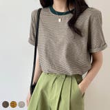 Tシャツ ボーダー ショート丈 | teddyshop | 詳細画像1