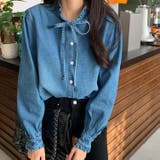 デニムシャツ 長袖 ブラウス | teddyshop | 詳細画像1 