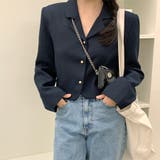 テーラードジャケット ジャケット クロップド丈 | teddyshop | 詳細画像1 