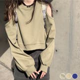 スウェット オープンショルダー 肩出し | teddyshop | 詳細画像1