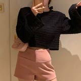 クロップド丈 長袖 カットソー | teddyshop | 詳細画像1 