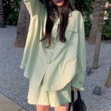 シャツ ストライプ セットアップ | teddyshop | 詳細画像1