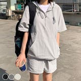 アノラックパーカー セットアップ ハーフジップ | teddyshop | 詳細画像1