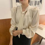 ブラウス ボウタイ オフィスカジュアル | teddyshop | 詳細画像1 
