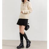 ニット ハーフジップ 暖かい | teddyshop | 詳細画像9