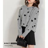 ニット ハート柄 暖かい | teddyshop | 詳細画像3