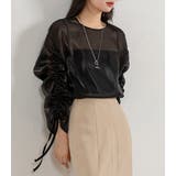 シアー トップス ブラウス | teddyshop | 詳細画像17 