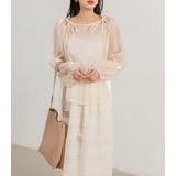 シアー トップス ショルダーリボン | teddyshop | 詳細画像9 