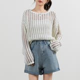 メッシュ ニット トップス | teddyshop | 詳細画像16