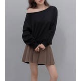 スウェット オフショルダー ワンショルダー | teddyshop | 詳細画像11